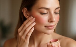 Jak nakładać róż w kremie dla świeżego efektu liftingu