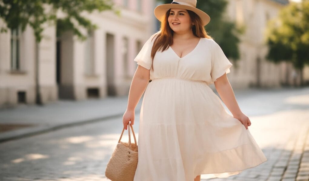 Letnie stylizacje plus size w lekkim, przewiewnym stylu
