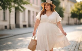 Letnie stylizacje plus size w lekkim, przewiewnym stylu