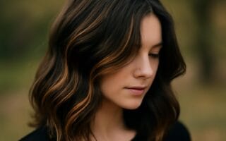 Peekaboo highlights – subtelne ukryte refleksy koloru