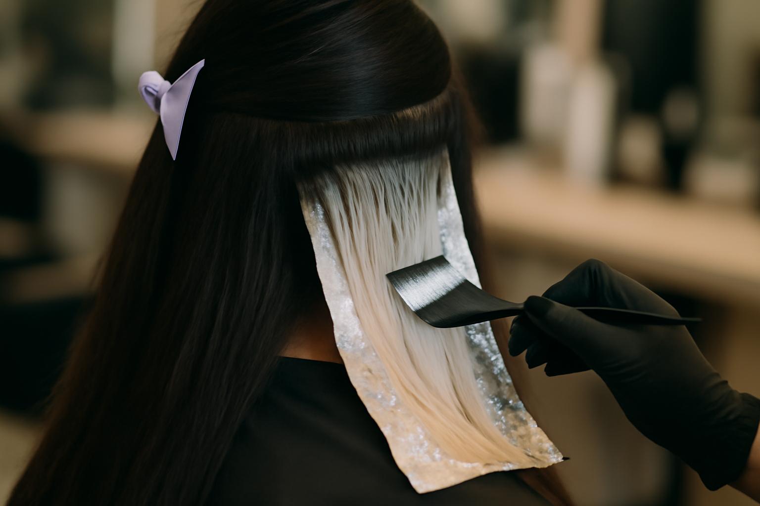 Peekaboo highlights – subtelne ukryte refleksy koloru