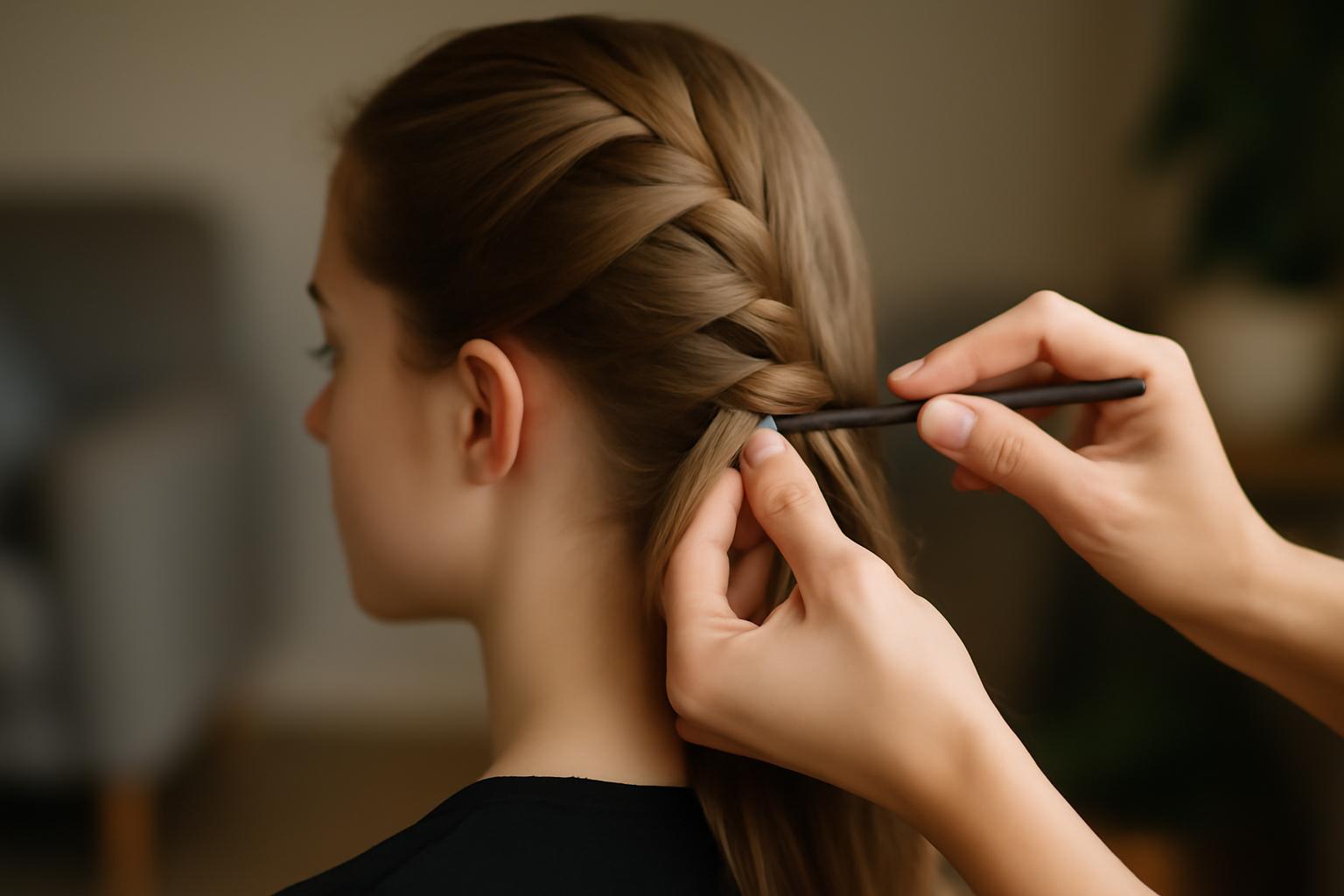 Samodzielne zaplatanie cornrows w domu krok po kroku
