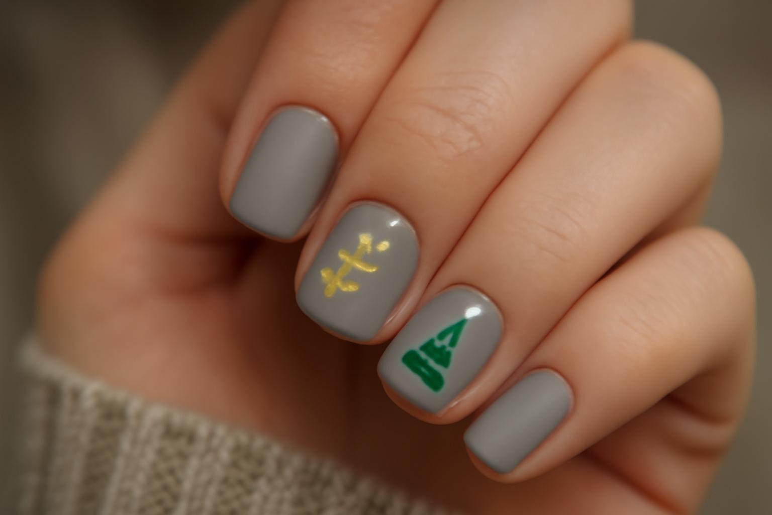 Świąteczny manicure na imprezę – elegancja, blask i trendy