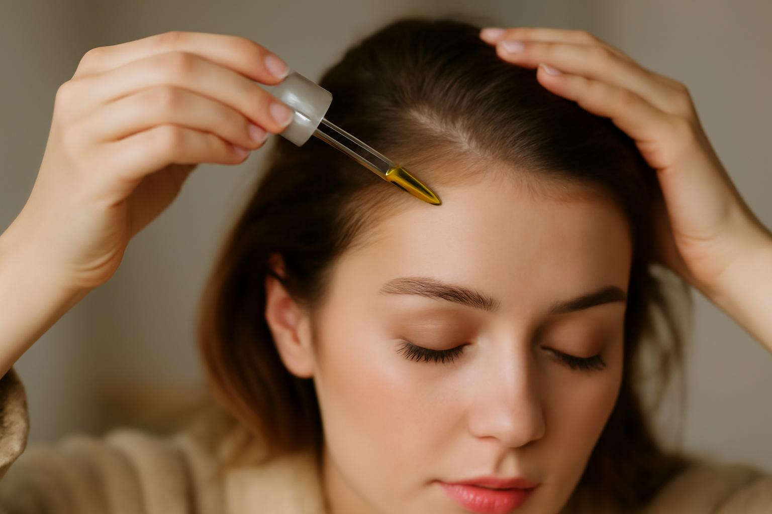 Układanie baby hair i wygładzanie odstających włosków