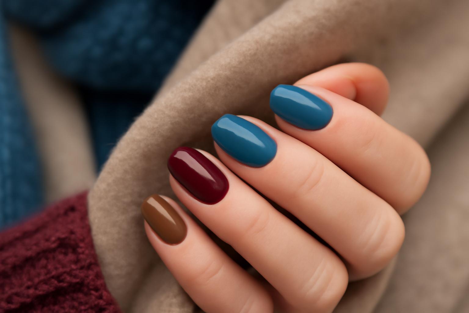 Zimowe trendy w manicure 2026: kolory, efekty i tekstury